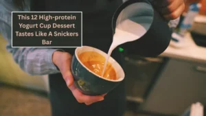 This 12 High-protein Yogurt Cup Dessert Tastes Like A Snickers Bar