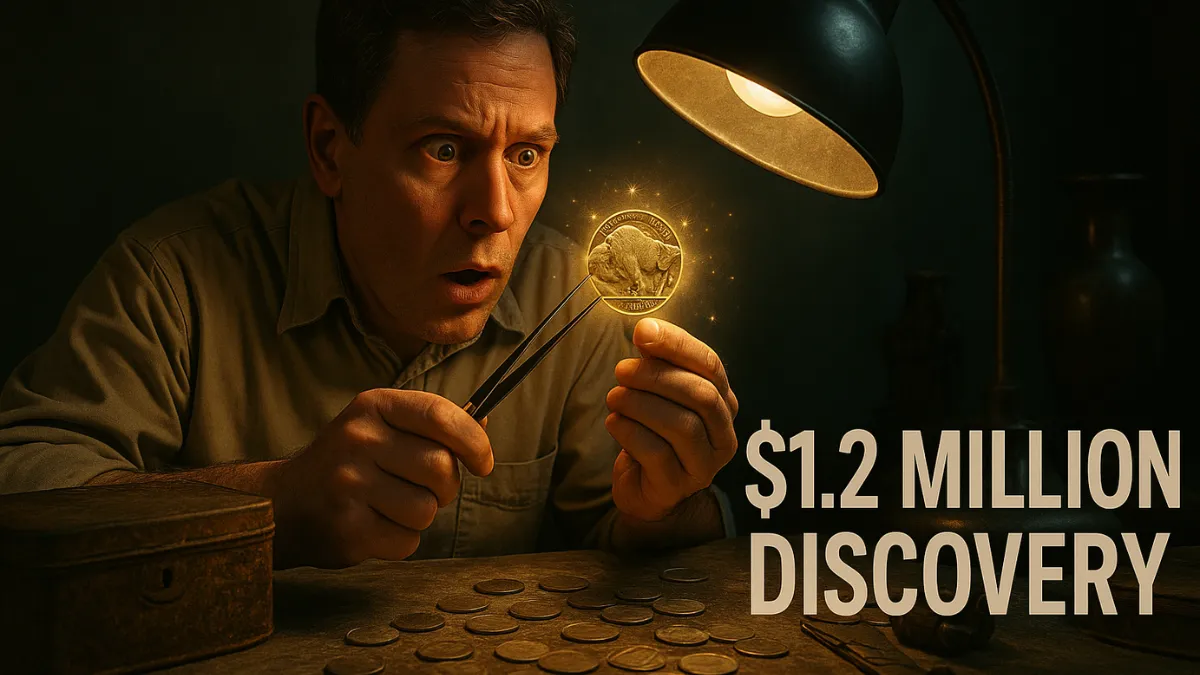 Man Discovers Rare 1937-D 3-Legged Buffalo Nickel in Old Tin — Now Worth $1.2 Million