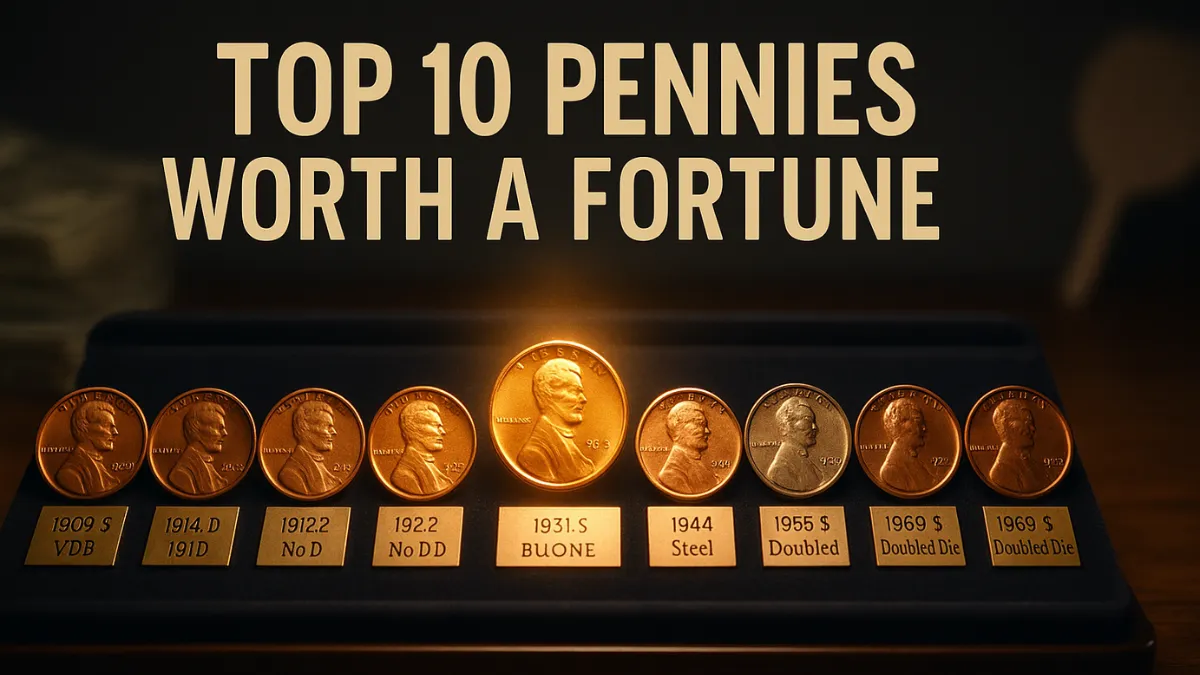 Top 10 Most Valuable Pennies Worth a Fortune