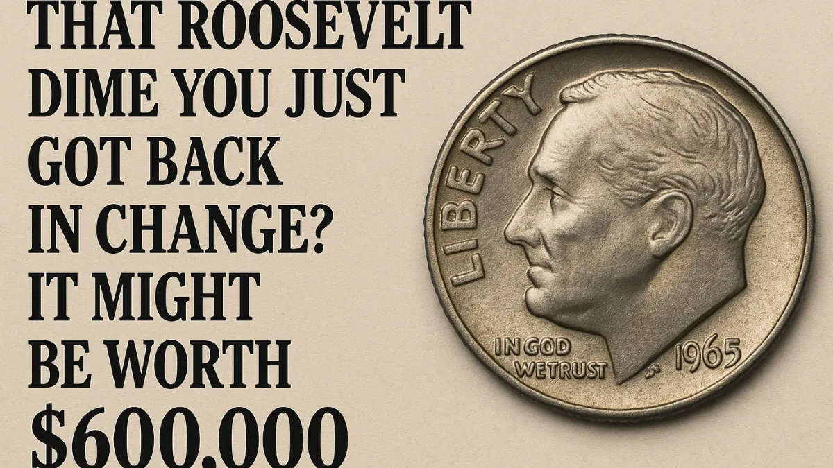 That Roosevelt Dime You Just Got Back in Change? It Might Be Worth $600,000