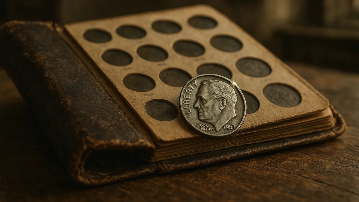 Old Coin Album Yields £1.2 Million Roosevelt Dime Treasure